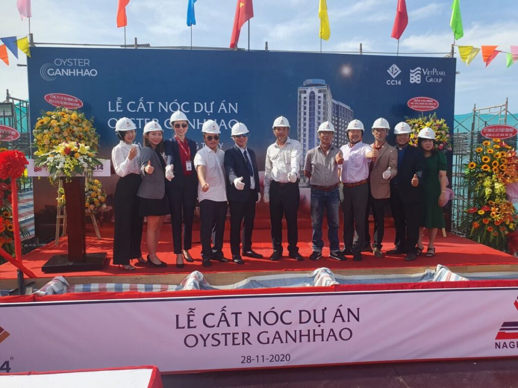 Cất nóc dự án Oyster GanhHao – Vũng Tàu