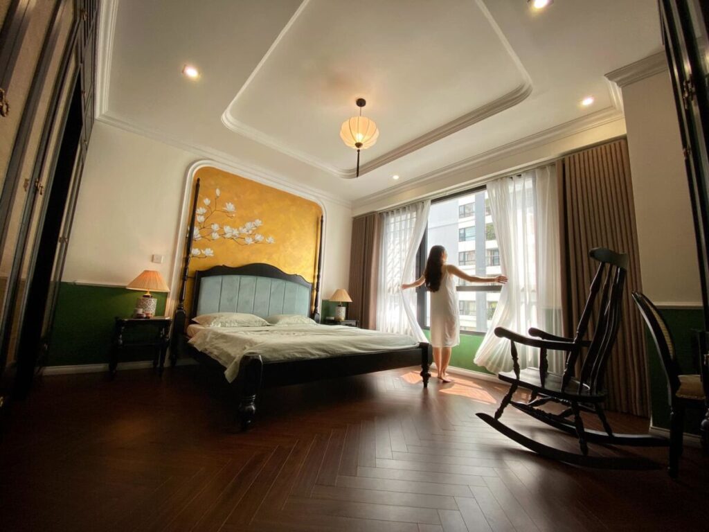 Cảm xúc mùa thu xưa trong căn hộ phong cách Indochine ở Hà Nội